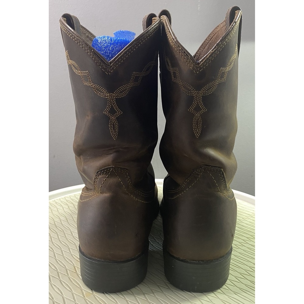 ARIAT Men's Leather Brown Western Cowboy Riding Boots‎ Style 35525 Sz.12 D - Picture 5 of 14